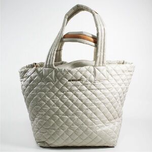 MZ Wallace Quilted Cream Tote Bag- best travel bag!